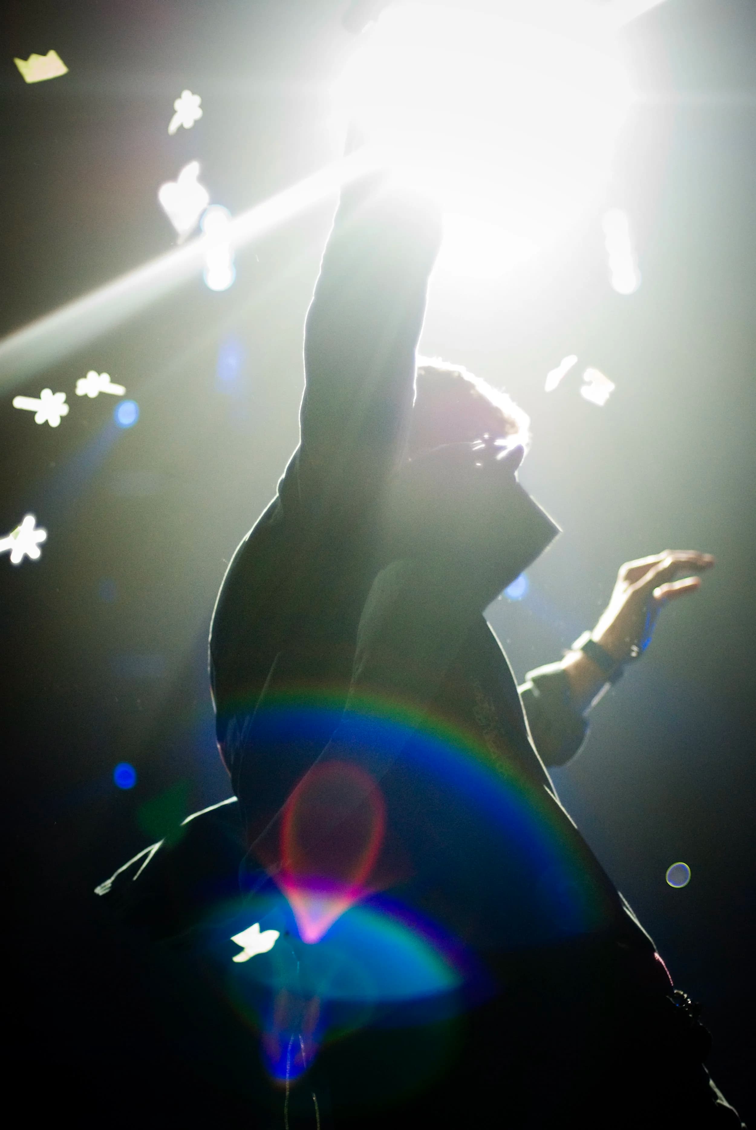 Chris Martin of Coldplay, Glastonbury UK 2011